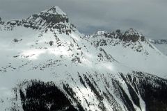 28 Terrapin Mountain, The Towers From Helicopter Between Mount Assiniboine And Canmore In Winter